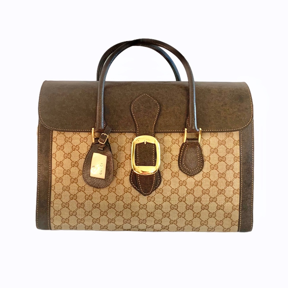 Gucci Vintage GG Monogram Doctor Bag